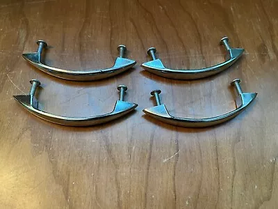 Lot Of 4 Vintage 1950s Mid Century Modern Chrome Drawer Pulls Handles • $24.99