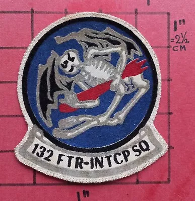 Original Patch Air Force Usaf Me Ang Maine National Guard  132 Fis F-101 Voodoo • $46