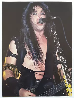 W.a.s.p. Wasp Blackie Lawless Live Vintage 1980's Magazine Pinup Poster Clipping • $9.95