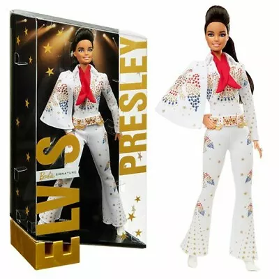 Barbie Signature ELVIS PRESLEY Barbie Doll SOLD-OUT! Limited Edition! 🔥 • $151.73