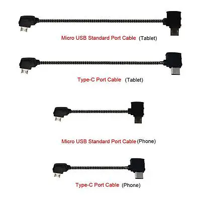 Type-C Micro USB Date Cable Tablet Phone For DJI Mavic Pro/Mini/Pro2/Air Drone H • $5.98