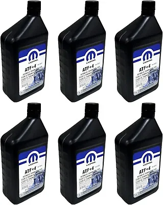 6 Pack Automatic Transmission Fluid Mopar ATF+4 1 Quart • $45.79