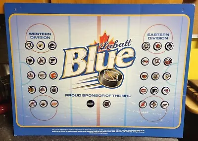 Rare 2002 Labatt's NHL Bottle Caps Retail Store Display  Has A Complete Set  • $91.07