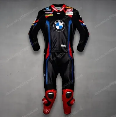  Bmw Skyes Leather Motorbike Suit Motorcycle Street Racing Motogp Leather Suits. • $280