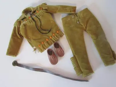 Vintage1973 Original Gabriel Lone Ranger Tonto Outfit Shirt-Pants-Moccasins-Belt • $20