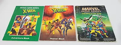 3 Marvel Super Heroes TSR The Uncanny X-Men Roster Adventure Children Atom RPG • $32.99