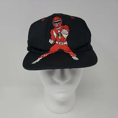 Vintage Youth 1994 Mighty Morphin Power Red Ranger SnapBack Cap Hat Jason 90’s  • $19.99