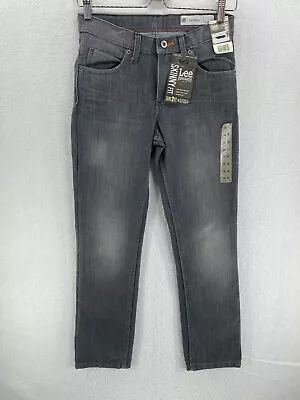 NEW Lee 14R Jeans Gray Skinny (W7150-F2) • $10