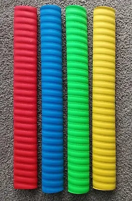 4x SPIRAL Cricket Bat Grips - RED BLUE GREEN And YELLOW - Oz Stock • $24.90