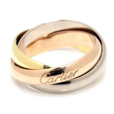 £592.13 • Buy Cartier Trinity Ring 18K YG WG PG 750 Size49 4.75-5(US) 90190084