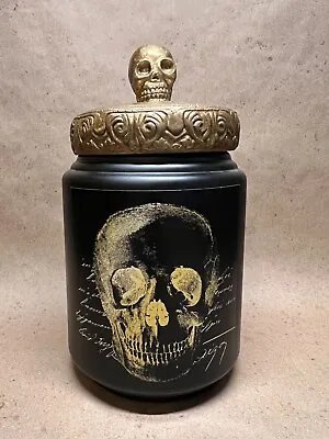 GLASS JAR / HALLOWEEN / SKULL / APOTHECARY / CANDY Or COOKIE JAR • $13