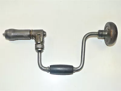 $24 • Buy Vintage Millers Falls 8” Reversible Ratcheting Brace Drill INV14559  