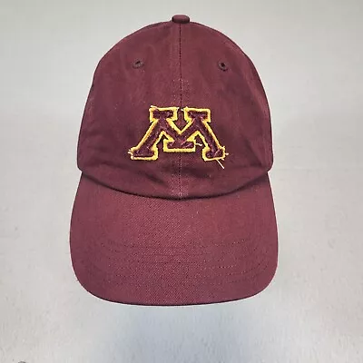 Minnesota Golden Gophers Hat Cap Strap Back Maroon Gold Big Ten Football Mens • $10