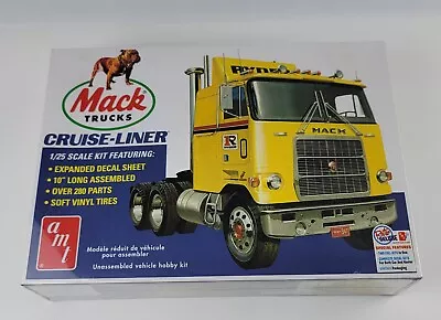 Retro Deluxe AMT Mack Cruise-Liner Cabover Truck 1/25 Model Kit #1062 NEW SEALED • $82.94