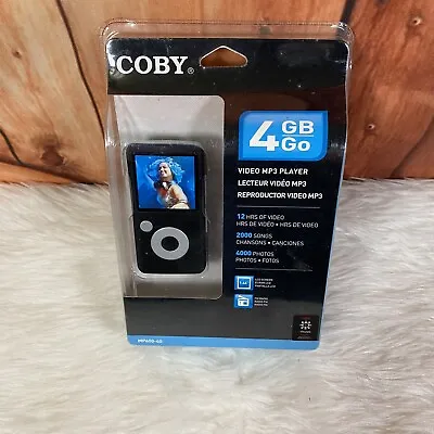 Coby MP600-4G 4GB Video MP3 Player (Black) - New Sealed • $33.99