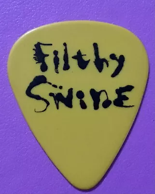 *• ROLLING STONES ~ RONNIE WOOD ~ RARE Guitar Pick FILTHY SWINE VOODOO LOUNGE •* • $176