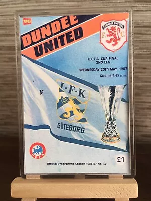 £3.99 • Buy Dundee United UEFA Cup Final Programme Cover Jumbo Fridge Magnet
