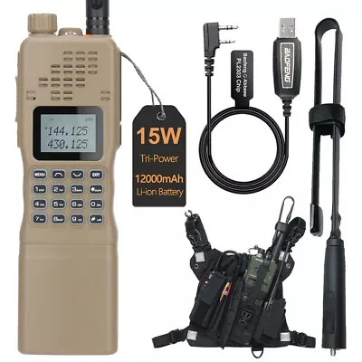 Baofeng AR-152 15W VHF UHF Military Handheld Ham Two Way Radio Walkie Talkie Set • $109.99