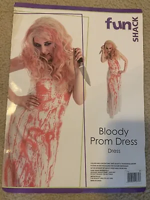 Bloody Prom Queen Halloween Costume 80s Carrie Women’s Size Medium Unworn Horror • $15