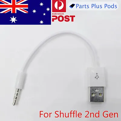 $4.99 • Buy Charge Cable For IPod Shuffle 2nd Gen 3.5mm Headphone To USB Charger