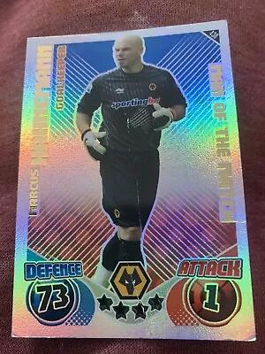 Match Attax 10/11 Marcus Hahnemann No 438 Man Of The Match • £1.35