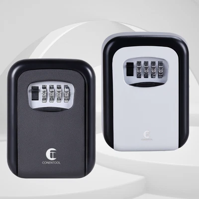 £8.99 • Buy CONENTOOL Wall Mounted Key Safe Lock Box 4 Digit Combination For Outdoor Indoor