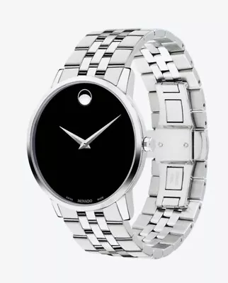 Movado Museum Classic 40mm Silver Stainless Steel Case. ORIGINALLY 1000$! • $600