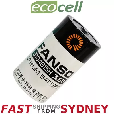 3.6V D Size Lithium Battery 20000mAh Fanso ER34615H R20 Li-SOCl2 SYDNEY • $36.95