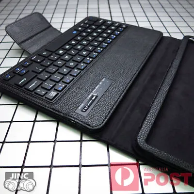 Bluetooth Keyboard Leather Case Cover For Samsung Galaxy Tab4 Tab 4 10.1 SM-T530 • $59.95