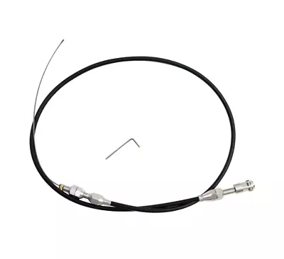 36  Adjustable Car Auto Throttle Cable Accelerator Cable Stainless Steel Black • $22.53
