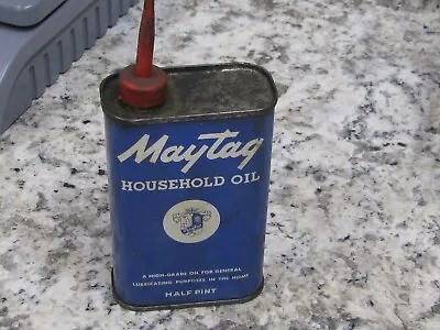 Vintage Maytag 1/2pt Household Oil Can • $49.95