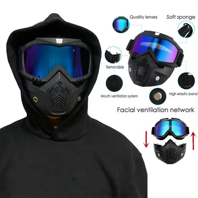 Snow Goggles Face Mask Motorcycle Glasses Eyewear Motocross ATV Dirt Bike Shield • $12.99