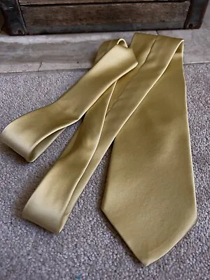 BRIONI Solid Soft Yellow 100% Silk Tie - 3 1/2  • $34.99