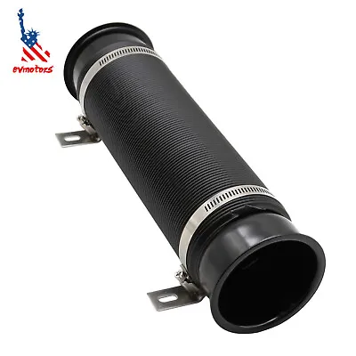 Universal 3'' Car Cold Air Intake Pipe Fexible Inlet Hose Adjustable Duct Tube • $20.69