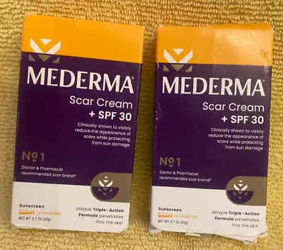 2x Mederma Scar Cream + SPF 30 / Triple Action With Sunscreen • $19.75