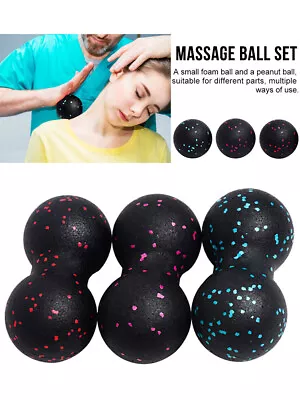 Set Of 2 High Density EPP Hockey Peanut Massage Balls For Myofascia Release[ • $10.03