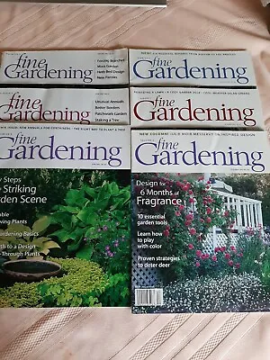 $9.99 • Buy Taunton Fine Gardening Magazine 2002 Lot Of 6 No 83 - 88 Landscape Design Flower