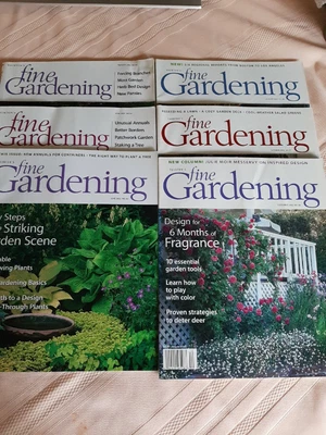 $9.99 • Buy Taunton Fine Gardening Magazine 2002 Lot Of 6 No 83 - 88 Landscape Design Flower