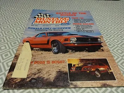 Mustang Monthly Magazine May 1983 Boss  • $5.81