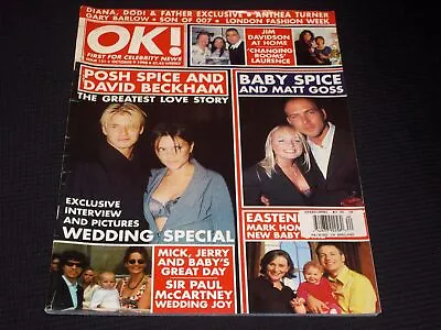 1998 October 9 Ok! Magazine - Posh Spice & David Beckham Uk Edition - O 14302 • £40.15