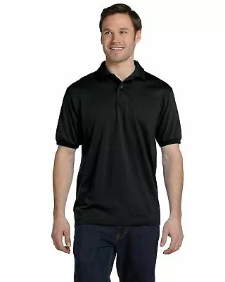 Hanes Men's Golf Shirt Blended Polo Sport Shirt Sizes S-5XL 14 Colors 054X • $16.99