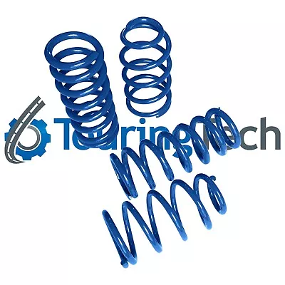 Touring Tech Performance Lowering Springs For 05-1 4 Mustang 1.6 F/2.0 R Blue • $130