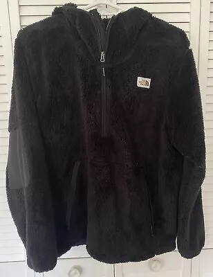 North Face Campshire Sherpa Hoodie Men’s XL Black • $32