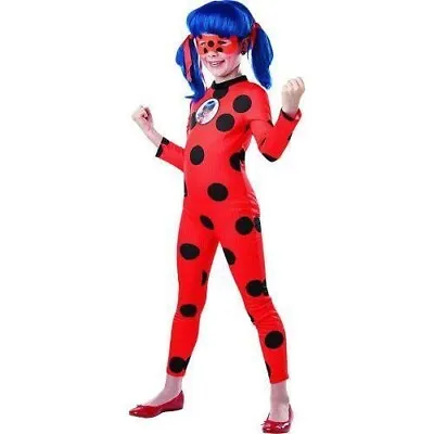 Child Girl's Miraculous Ladybug Fancy Dress Costume & Tikki Plush • £9.99