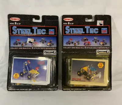 Remco Steel Tec Lot Vintage 1993 Tractor And Lunar Rover Kit #7080 NEW Toy • $14.95