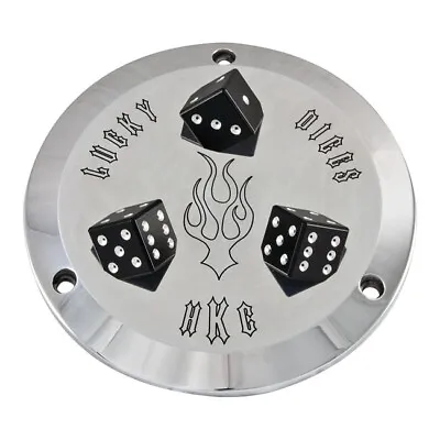 HKC Clutch Cover Derby Cover L/D Pole F. Harley-Davidson Big Twin 65-98 • $187.42