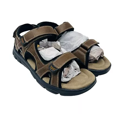 New Weatherproof Vintage Mens Cameron Sandals Brown Sz 11M NIB • $28.49