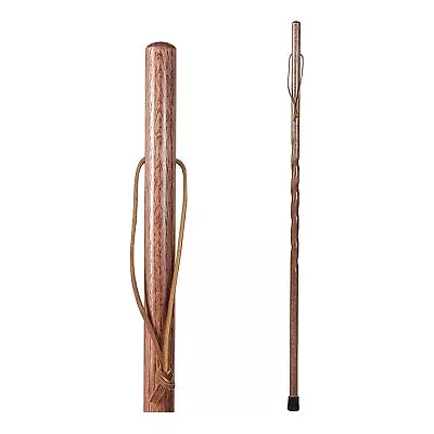 Brazos Twisted Backpacker Red Oak Wood Walking Stick 55 Inch Height • $43.59