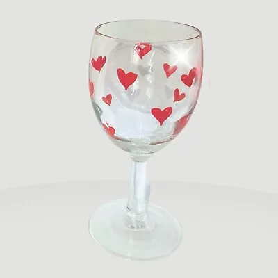 Valentines Hand Painted Set Of Wine Glasses • £18