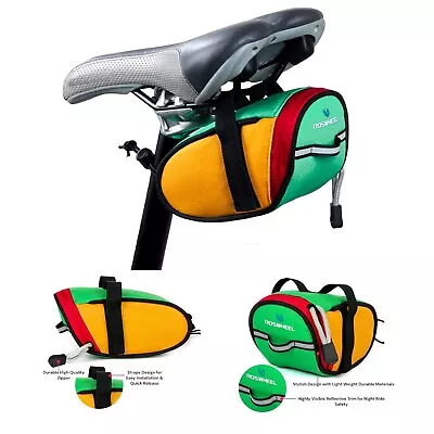 Bike Saddle Bag Bicycle Seat Bag Under Seat Bike Tail Storage Pouch Tool Kit • $9.99